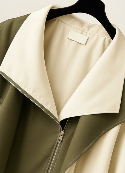 Oversized Trench-Style Jacket