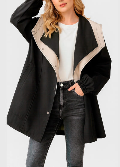 Oversized Trench-Style Jacket