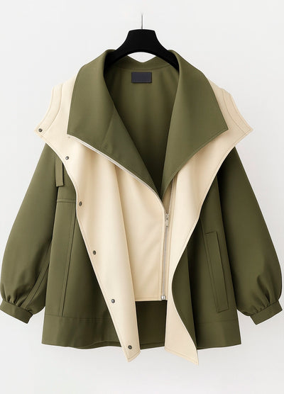 Oversized Trench-Style Jacket