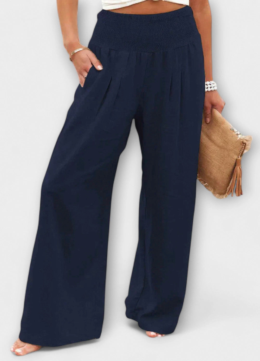 Luxe Wide-Leg Relaxed Trousers