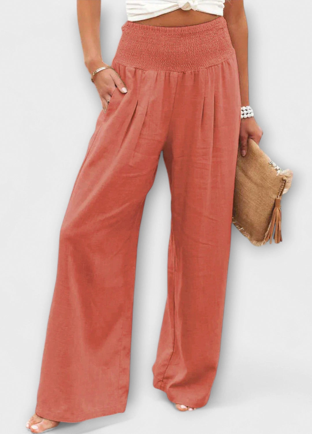 Luxe Wide-Leg Relaxed Trousers