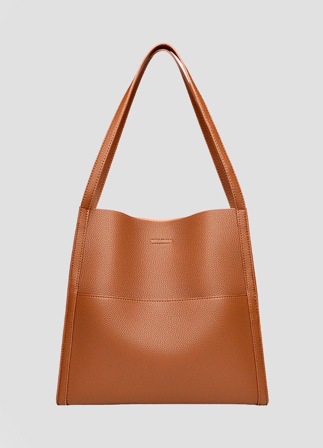 Structured Tote Bag in Textured Premium Leather