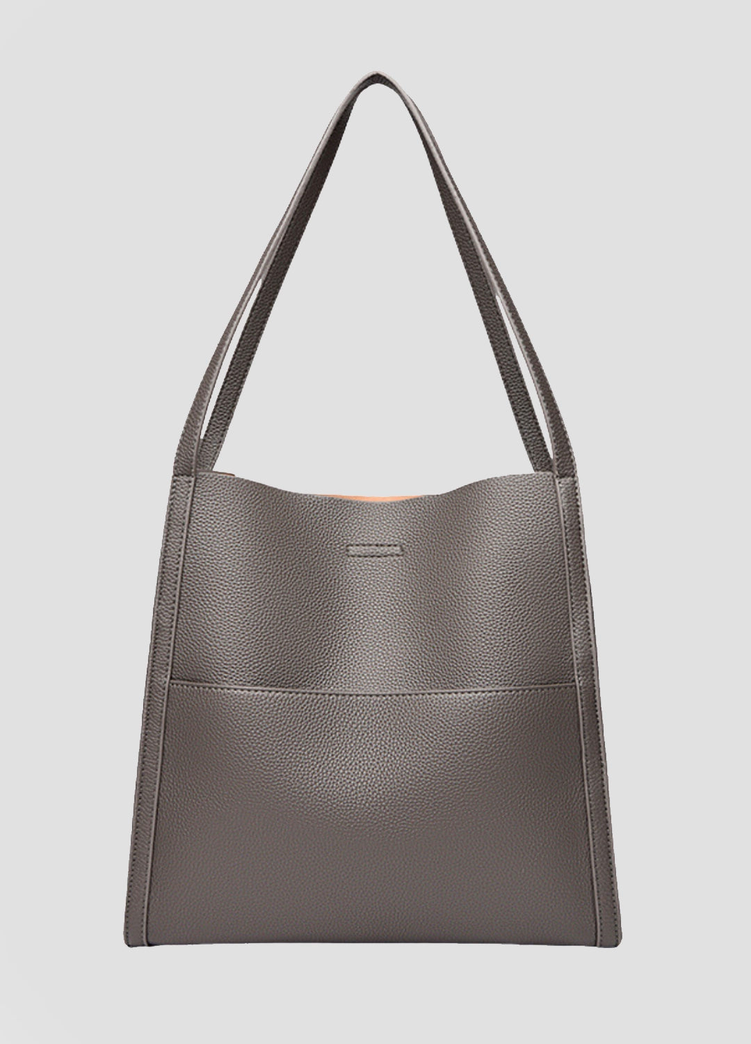 Structured Tote Bag in Textured Premium Leather