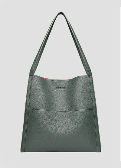 Structured Tote Bag in Textured Premium Leather