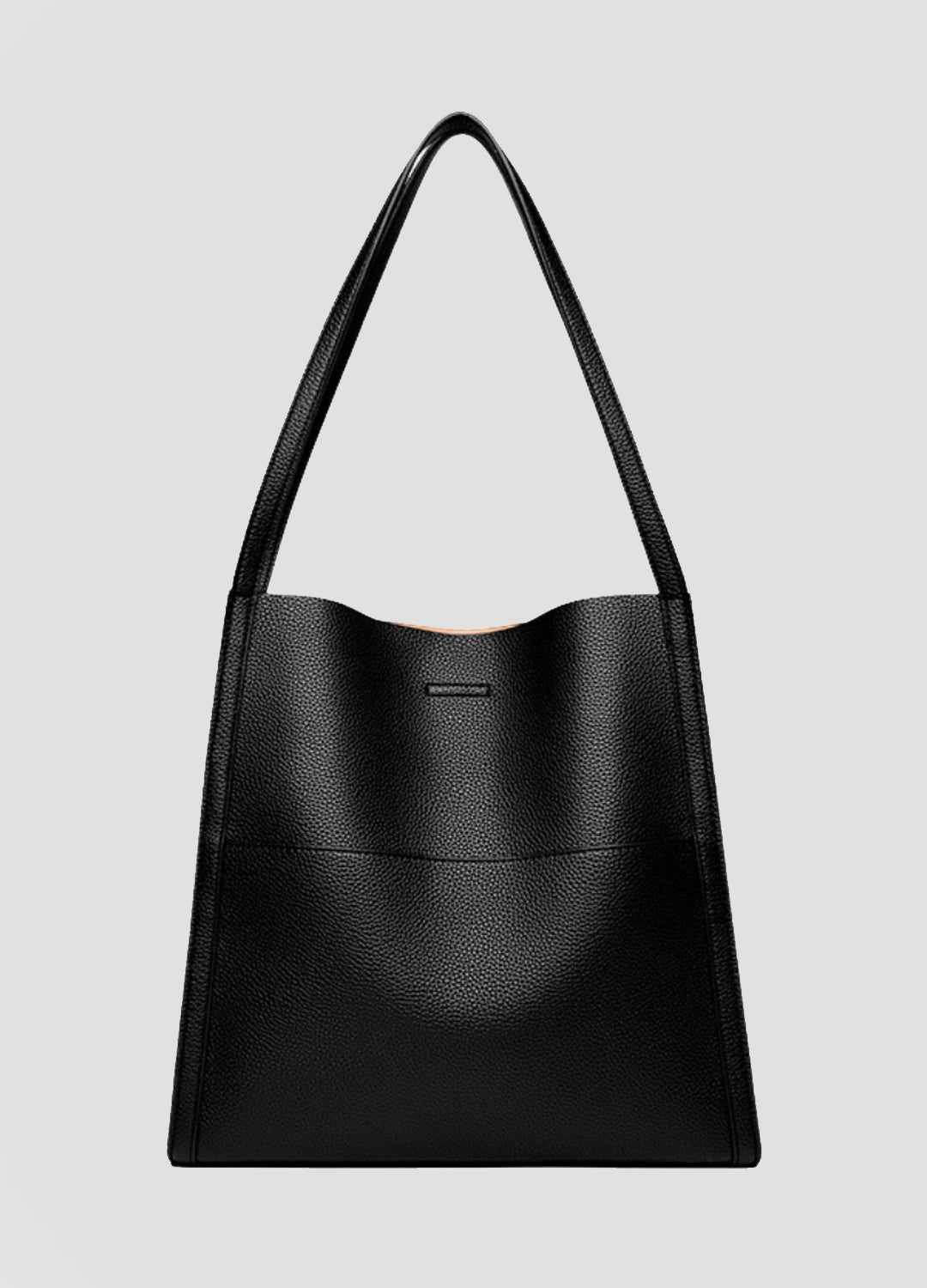 Structured Tote Bag in Textured Premium Leather