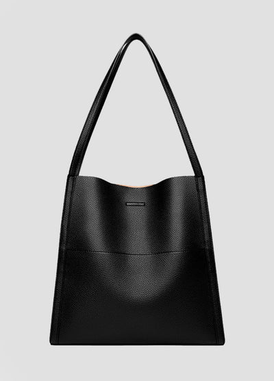 Structured Tote Bag in Textured Premium Leather
