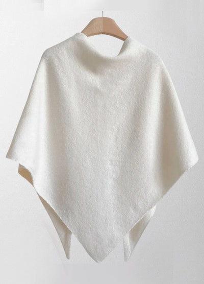 Premium Wool-Blend Knotted Wrap Shawl