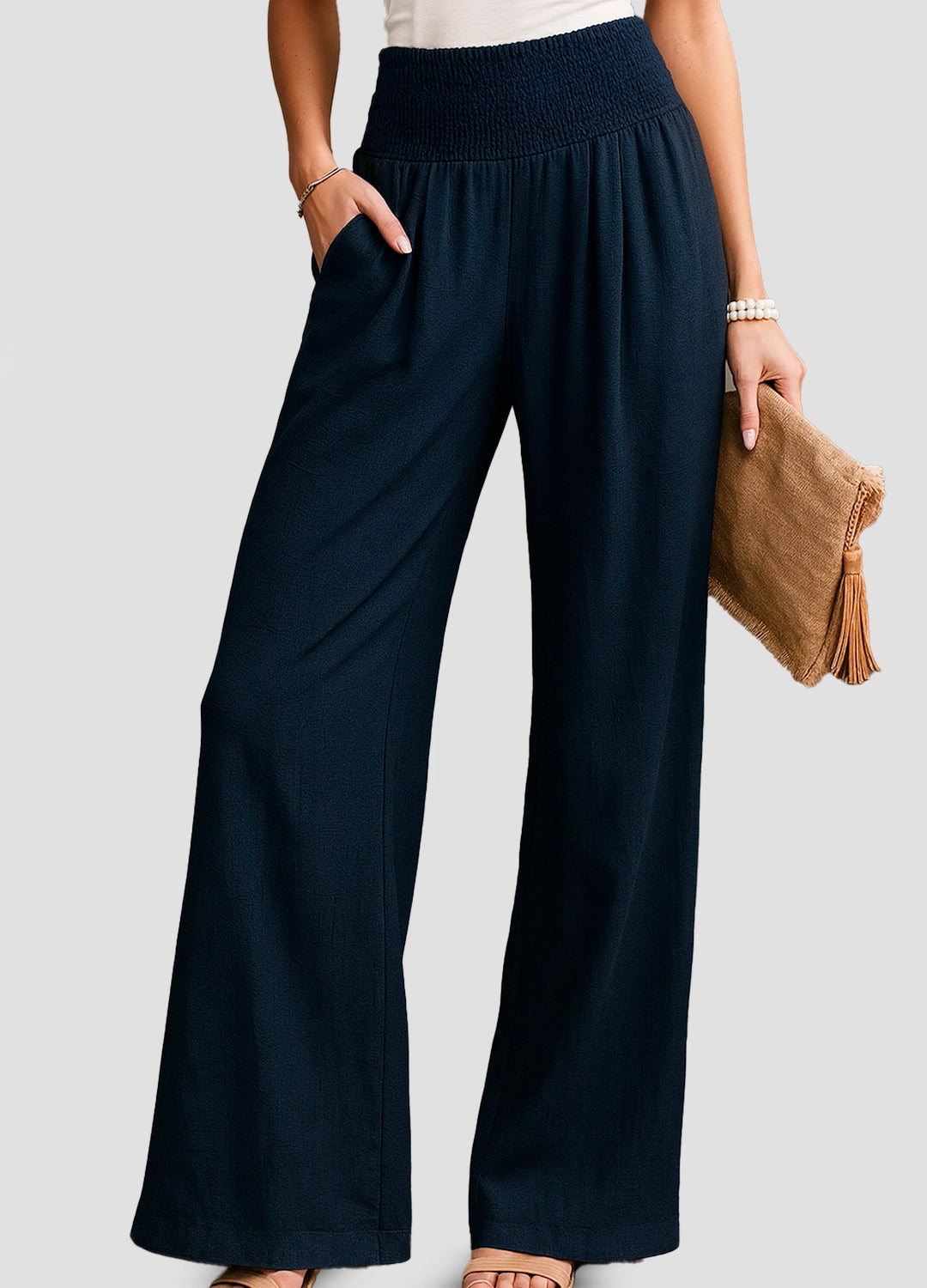 Luxe Wide-Leg Relaxed Trousers