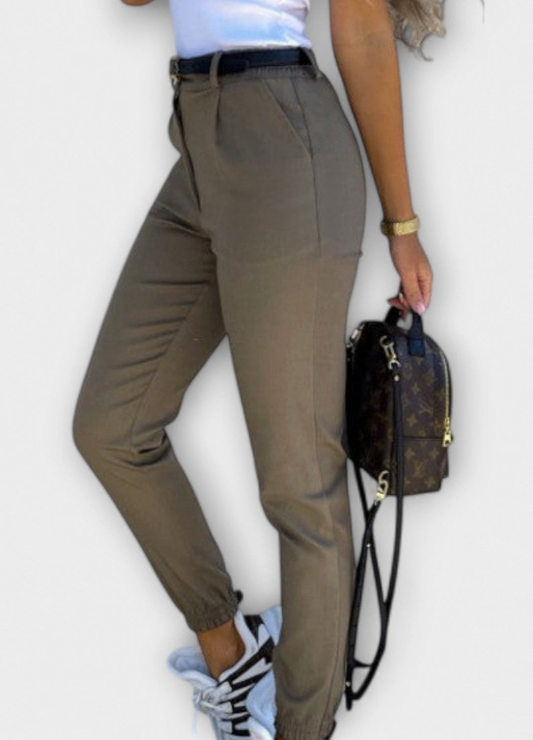 Tailored Slim-Fit Ankle Trousers