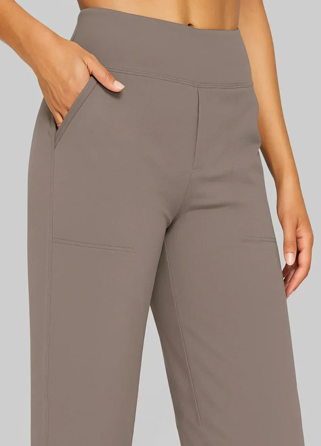 Tailored Wide-Leg Office Trousers