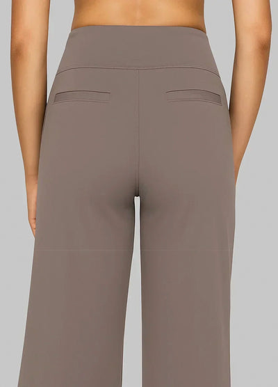 Tailored Wide-Leg Office Trousers