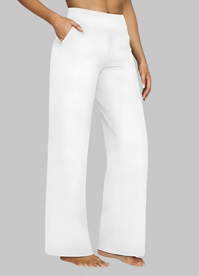 Tailored Wide-Leg Office Trousers